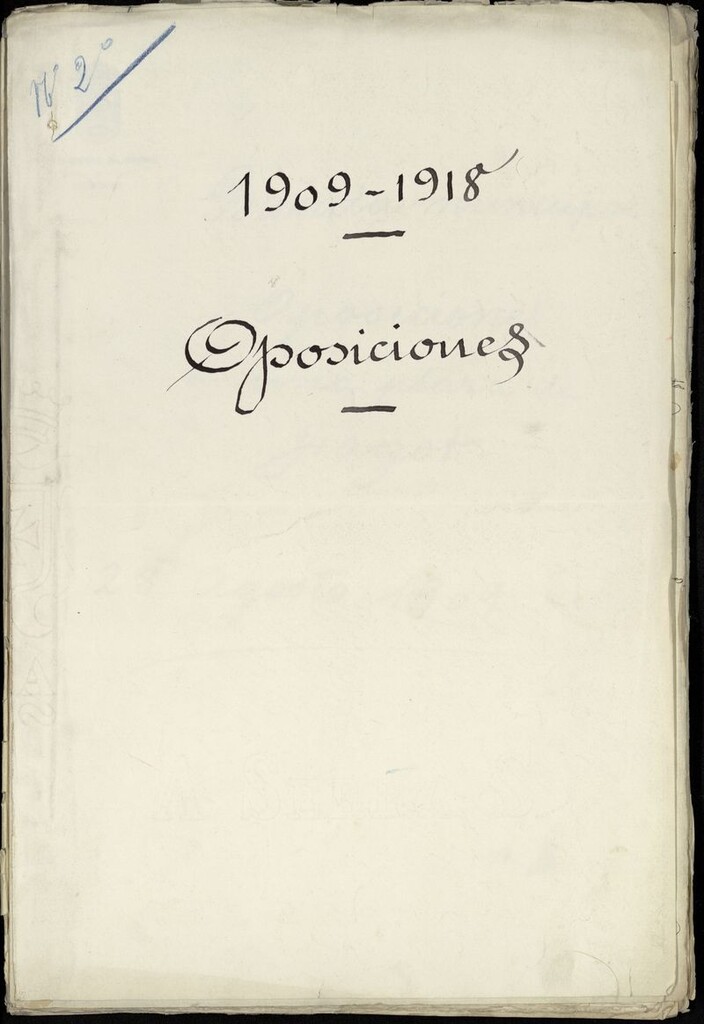 Miniatura de Oposiciones 1909-1918