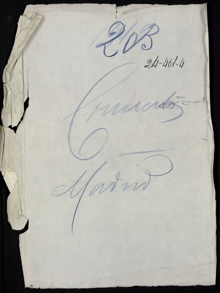 Miniatura de Conciertos en Madrid: serie de expedientes con órdenes de celebración de conciertos en Madrid entre los años 1918 y 1923