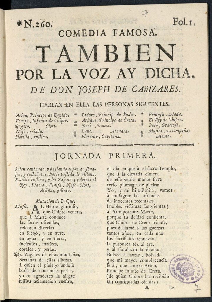 Miniatura de También por la voz hay dicha