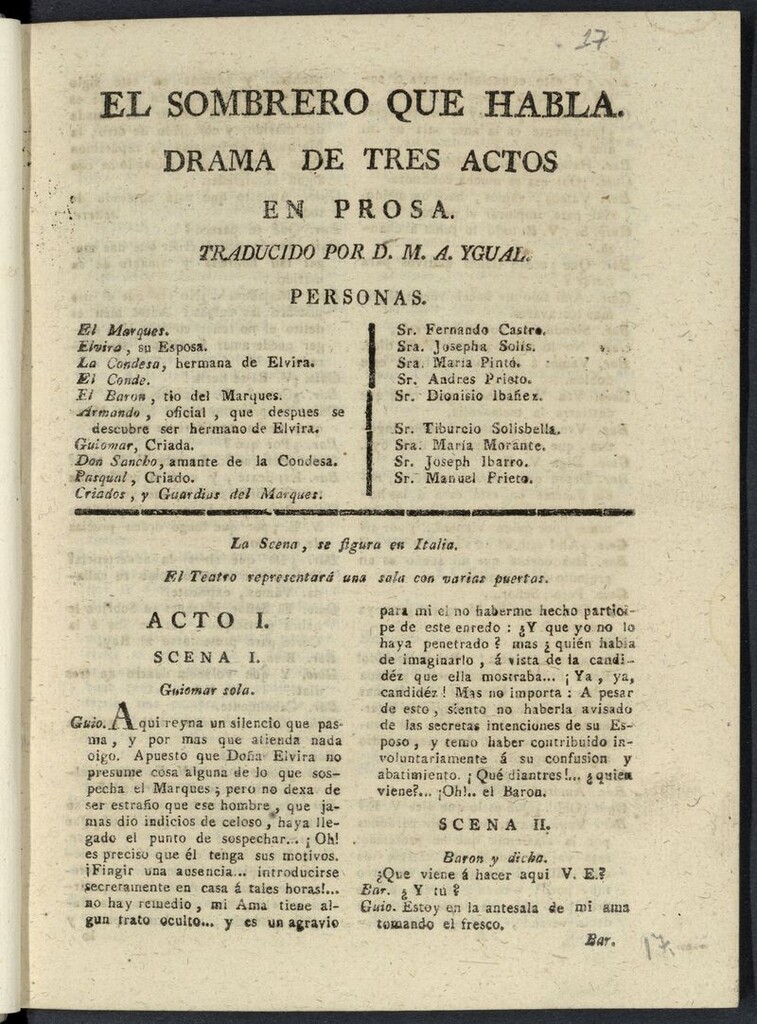 Miniatura de El sombrero que habla