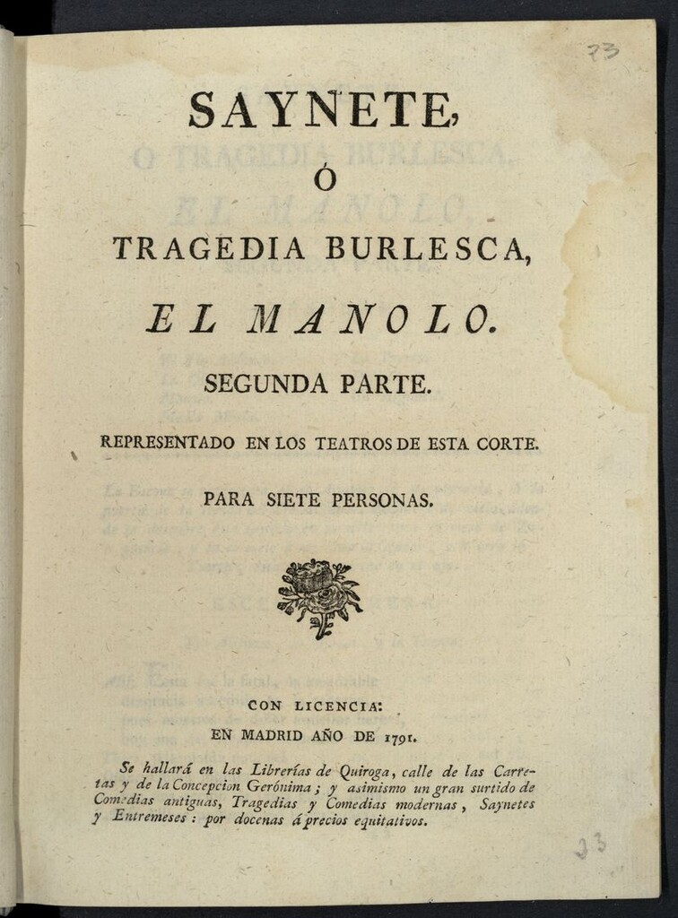 Miniatura de Manolo. Segunda parte
