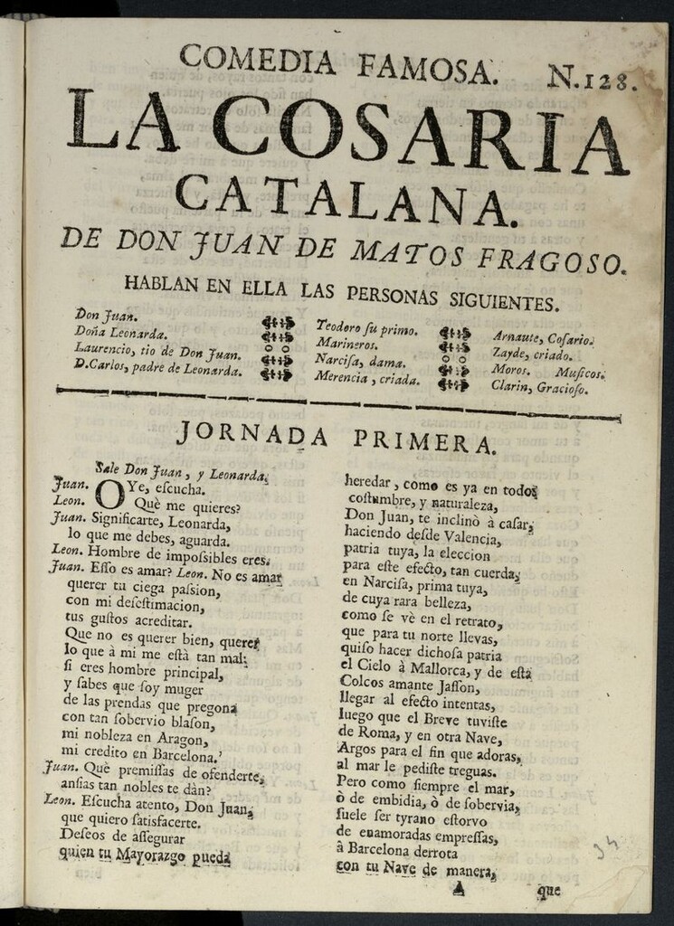 Miniatura de La corsaria catalana