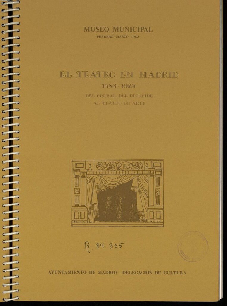 Miniatura de El Teatro en Madrid (1583-1925)