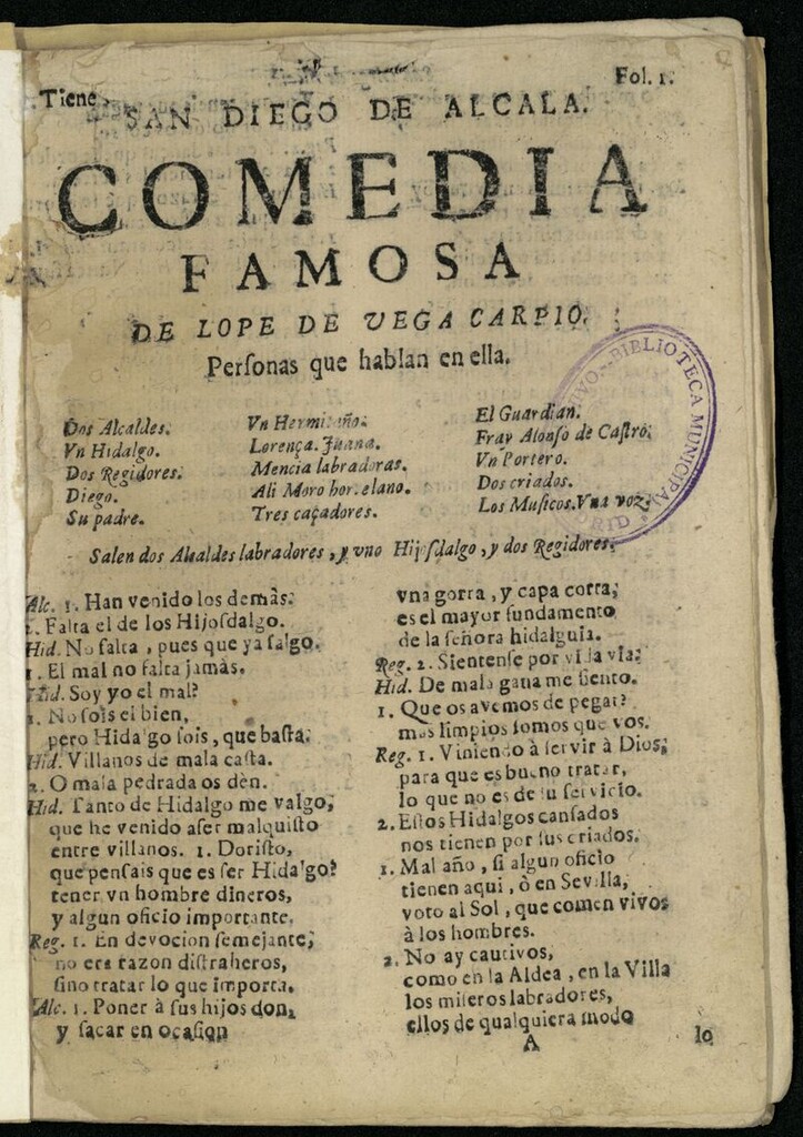 Miniatura de San Diego de Alcalá