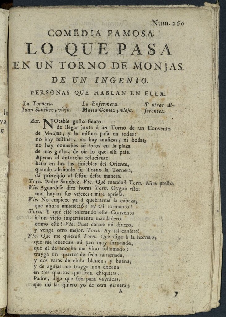Miniatura de Lo que pasa en un torno de monjas