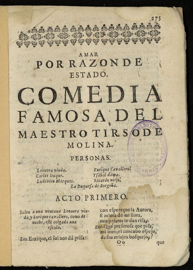 Miniatura de Amar por razón de estado