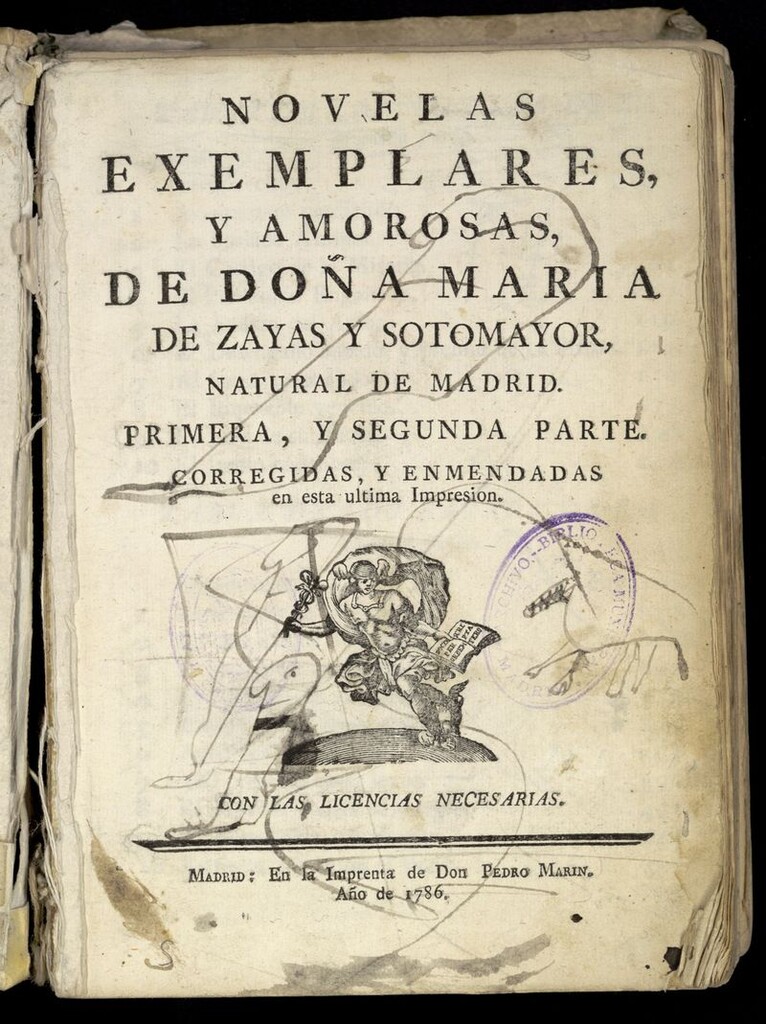 Miniatura de Novelas exemplares y amorosas