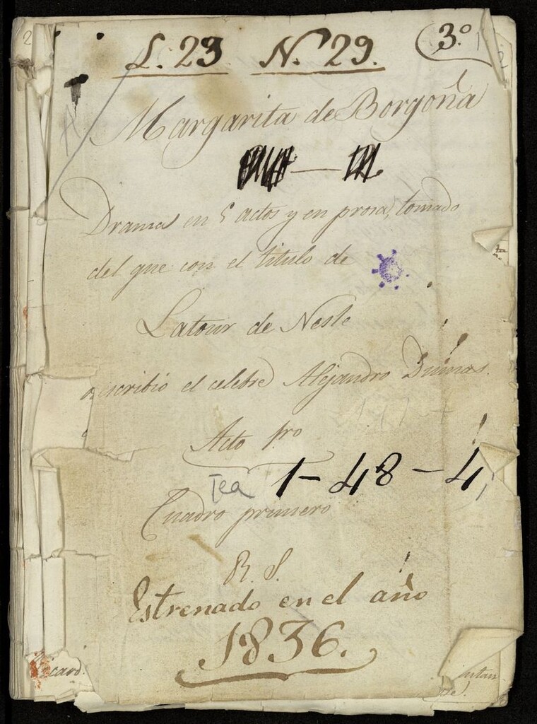Miniatura de Margarita de Borgoña