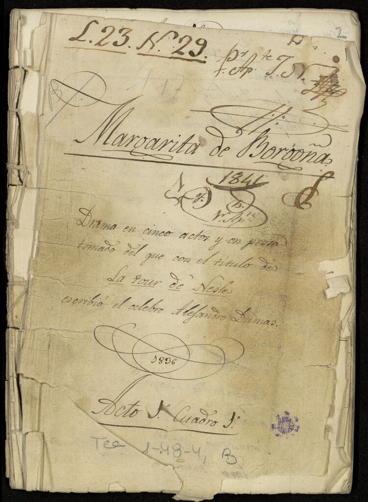 Miniatura de Margarita de Borgoña