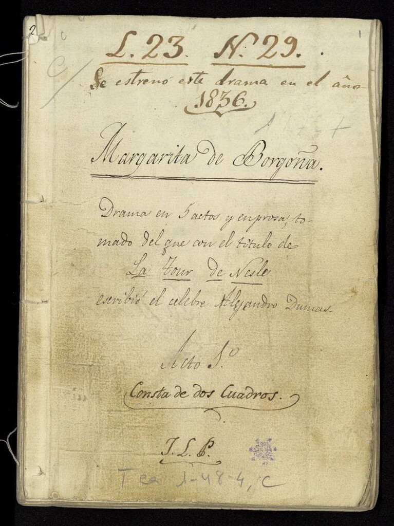 Miniatura de Margarita de Borgoña