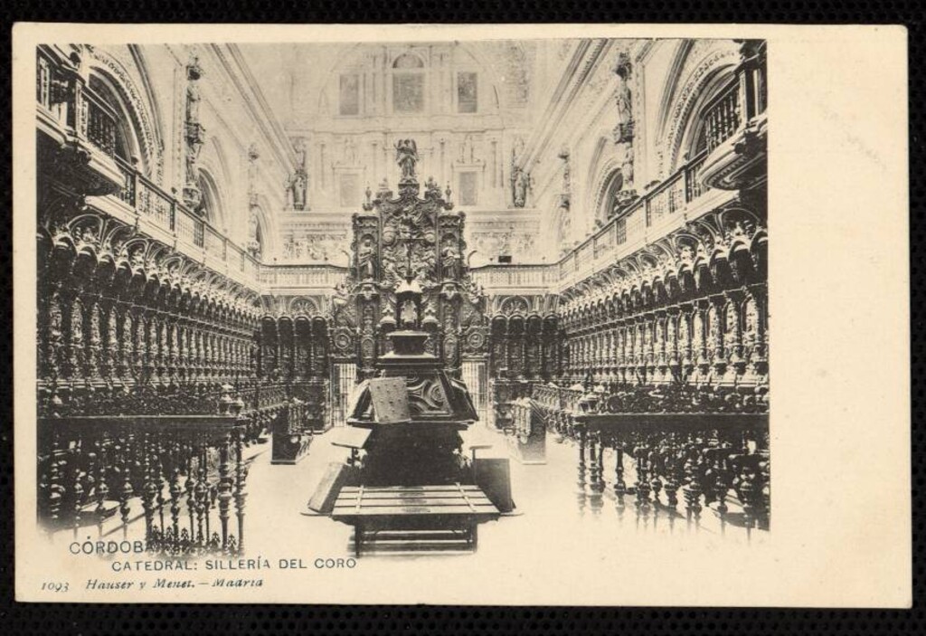 Miniatura de Córdoba. Catedral. Sillería del coro