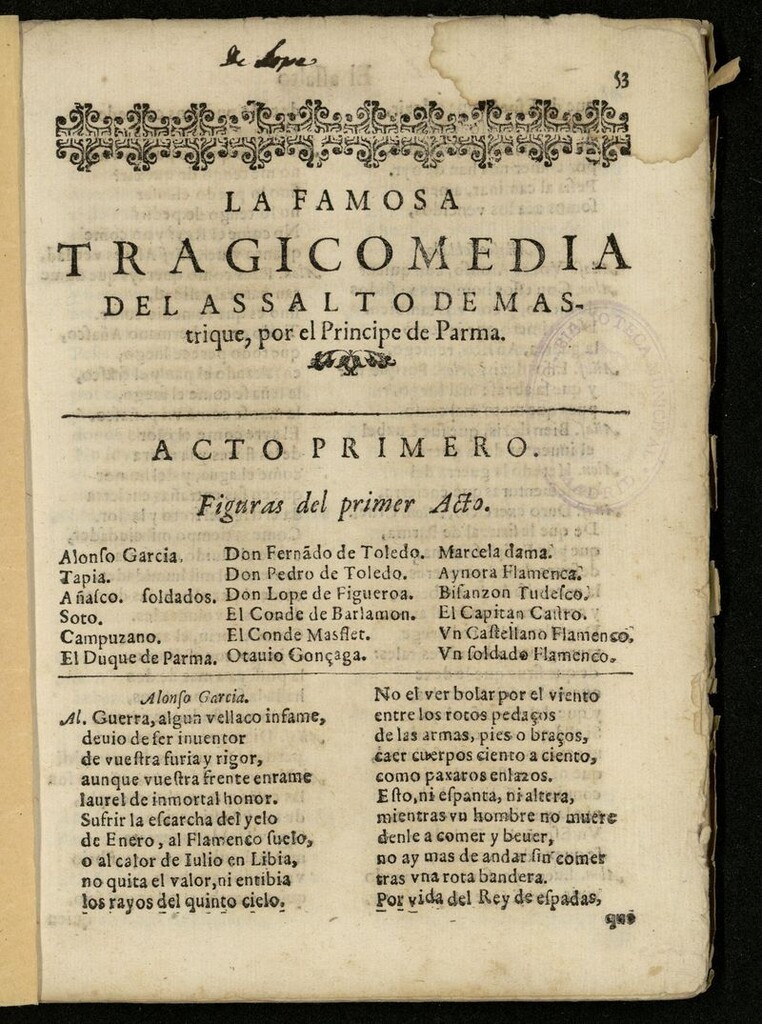 Miniatura de El Asalto de Mastrique por el Príncipe de Parma…
