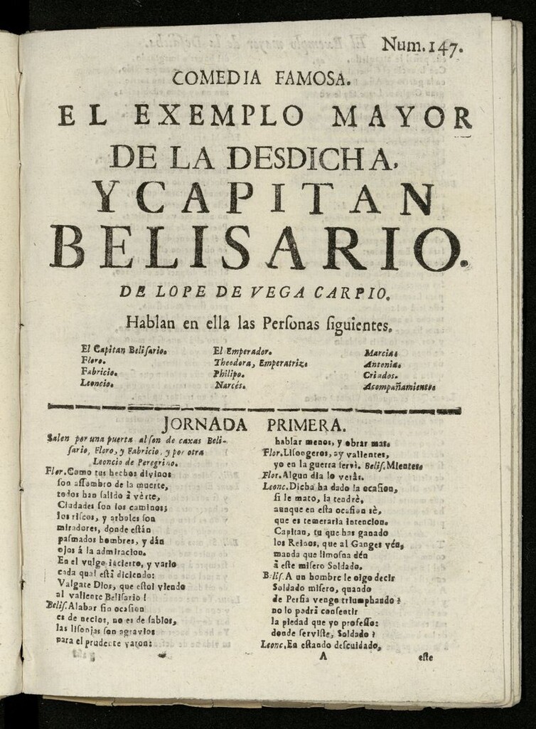 Miniatura de El Capitán Belisario