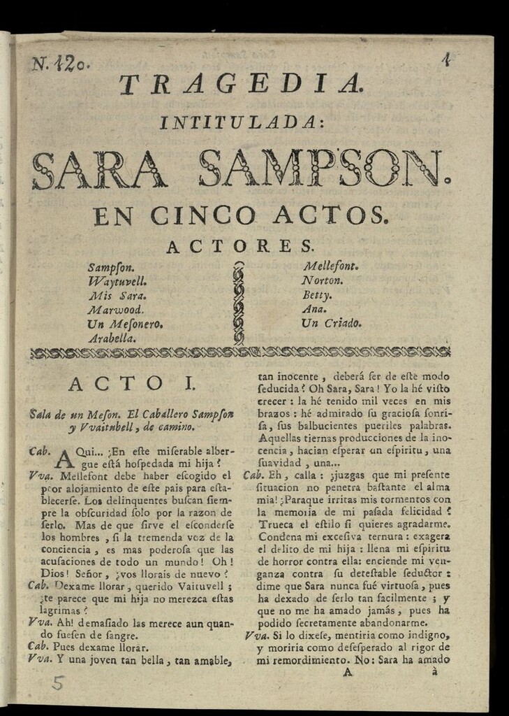 Miniatura de Sara Sampson
