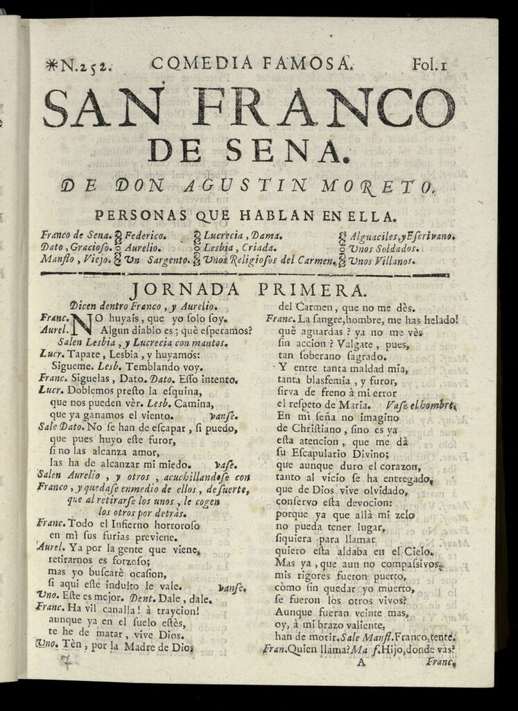 Miniatura de San Franco de Sena