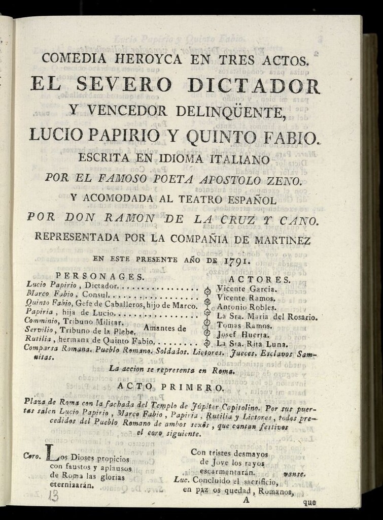 Miniatura de El severo dictador y vencedor delinqüente, Lucio Papirio y Quinto Fabio