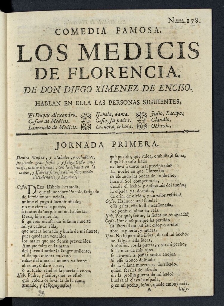 Miniatura de Los Médicis de Florencia