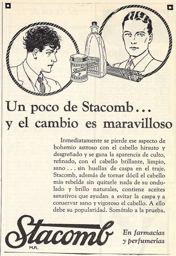 Miniatura de Publicidad del fijador de pelo Stacomb