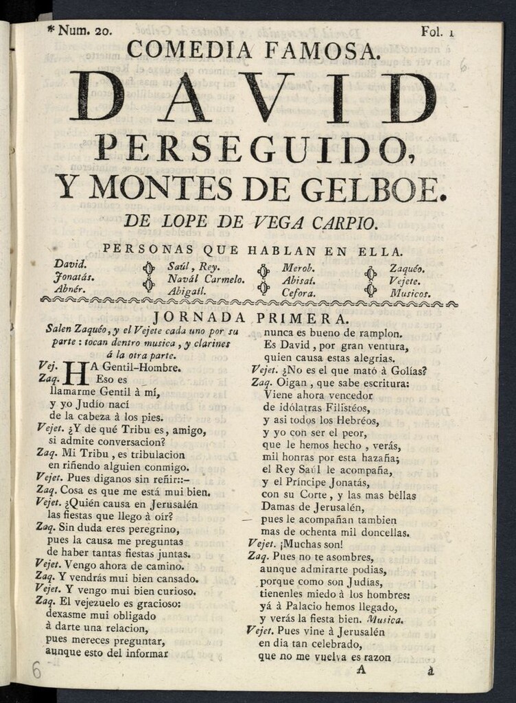 Miniatura de David perseguido y Montes de Gelboe