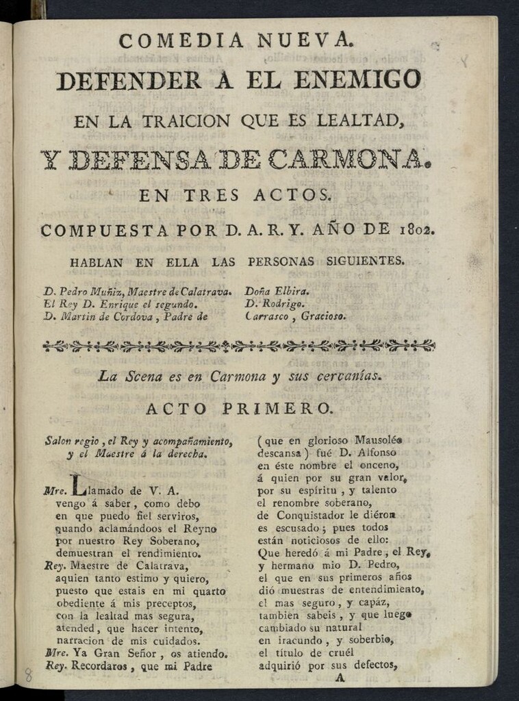 Miniatura de Defender a el enemigo en la traición que es lealtad y defensa de Carmona