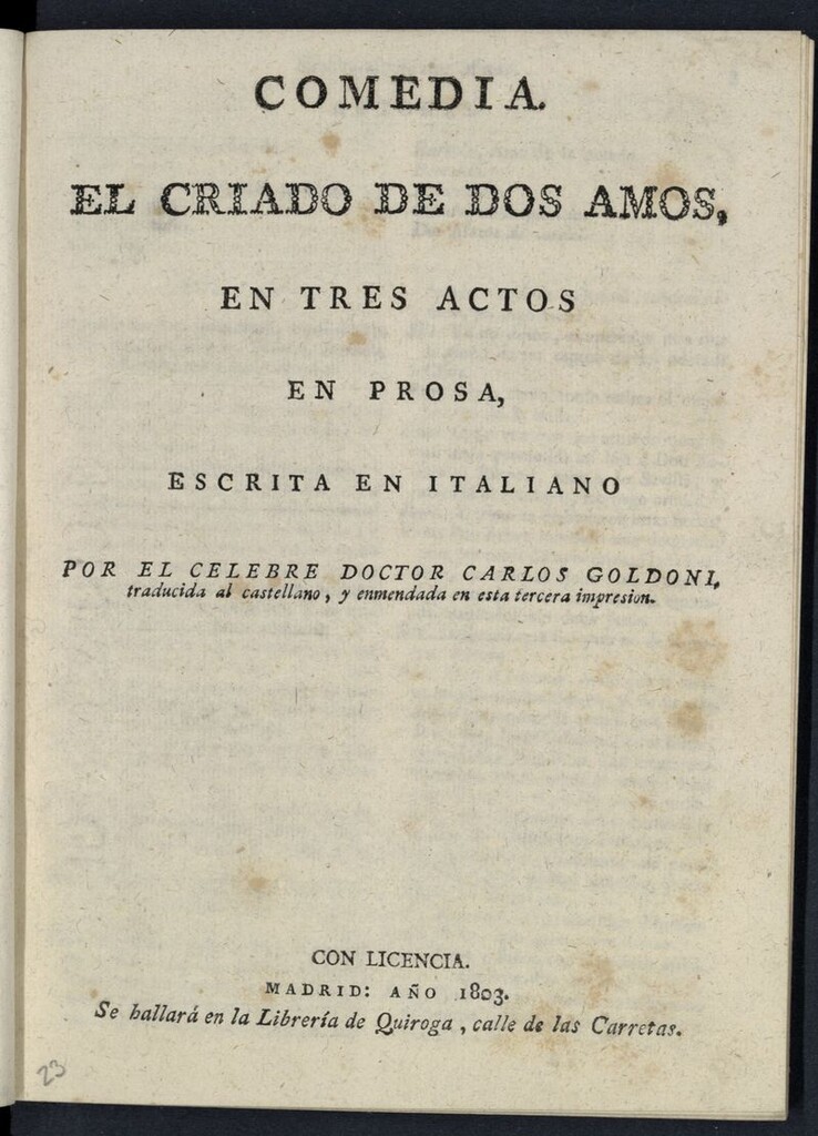 Miniatura de El criado de dos amos