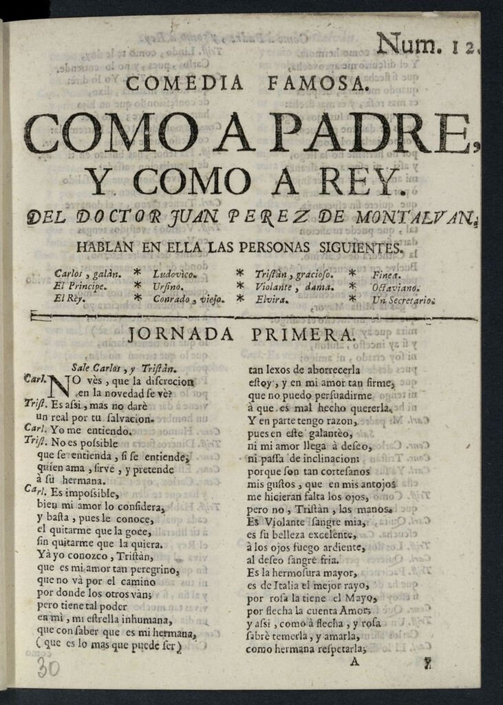Miniatura de Como padre y como rey