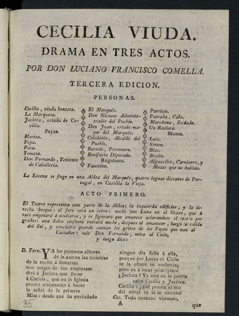 Miniatura de Cecilia viuda