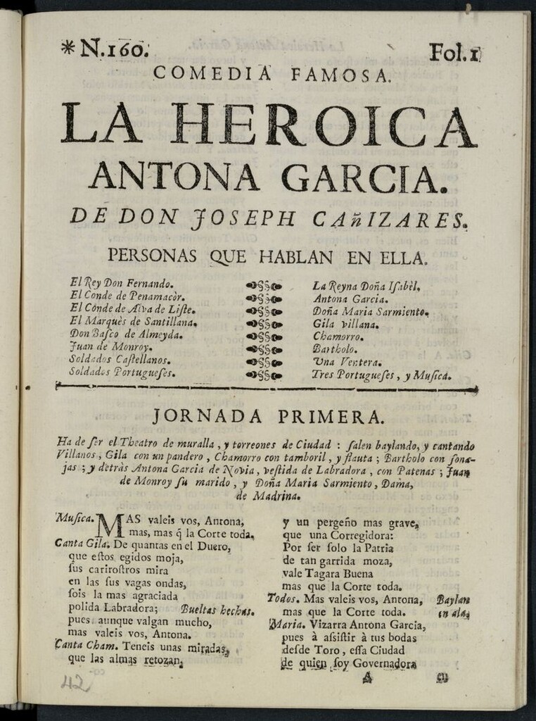 Miniatura de La heroica Antona Garcia