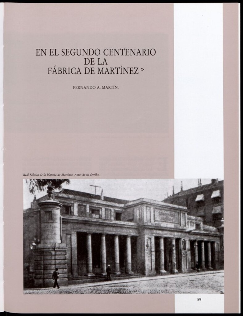 Miniatura de En el segundo centenario de la fábrica Martínez