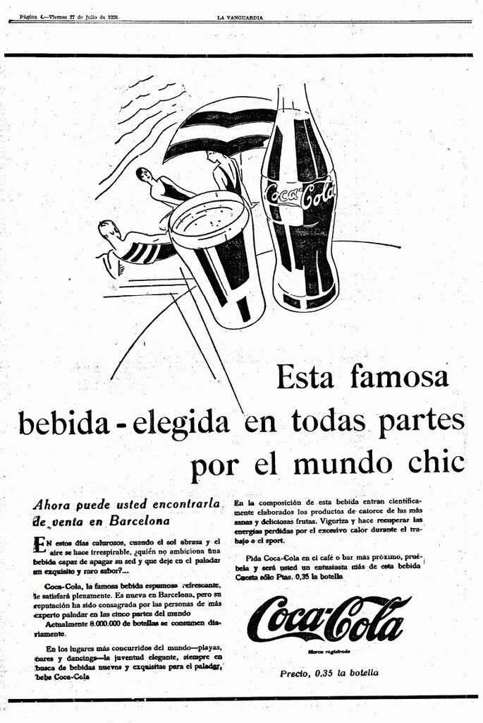 Miniatura de Selección de anuncio de Coca-Cola en La Vanguardia