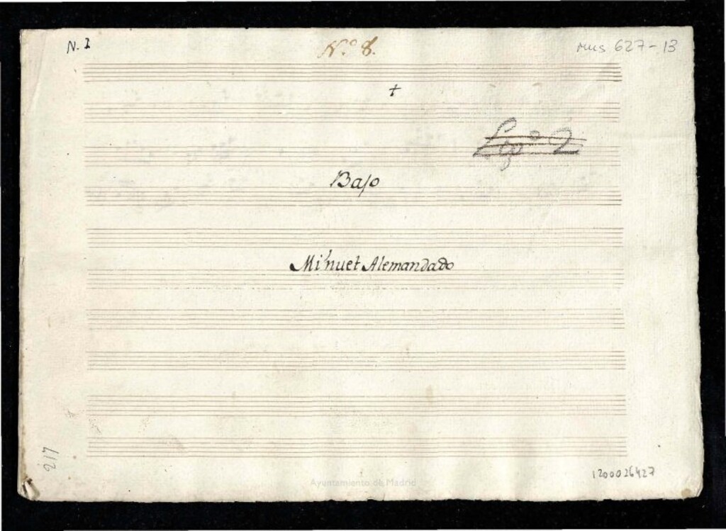 Miniatura de Minuet alemandado