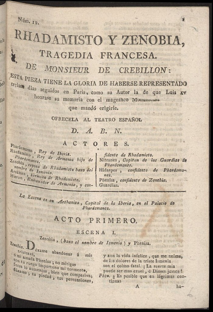 Miniatura de Rhadamisto y Zenobia