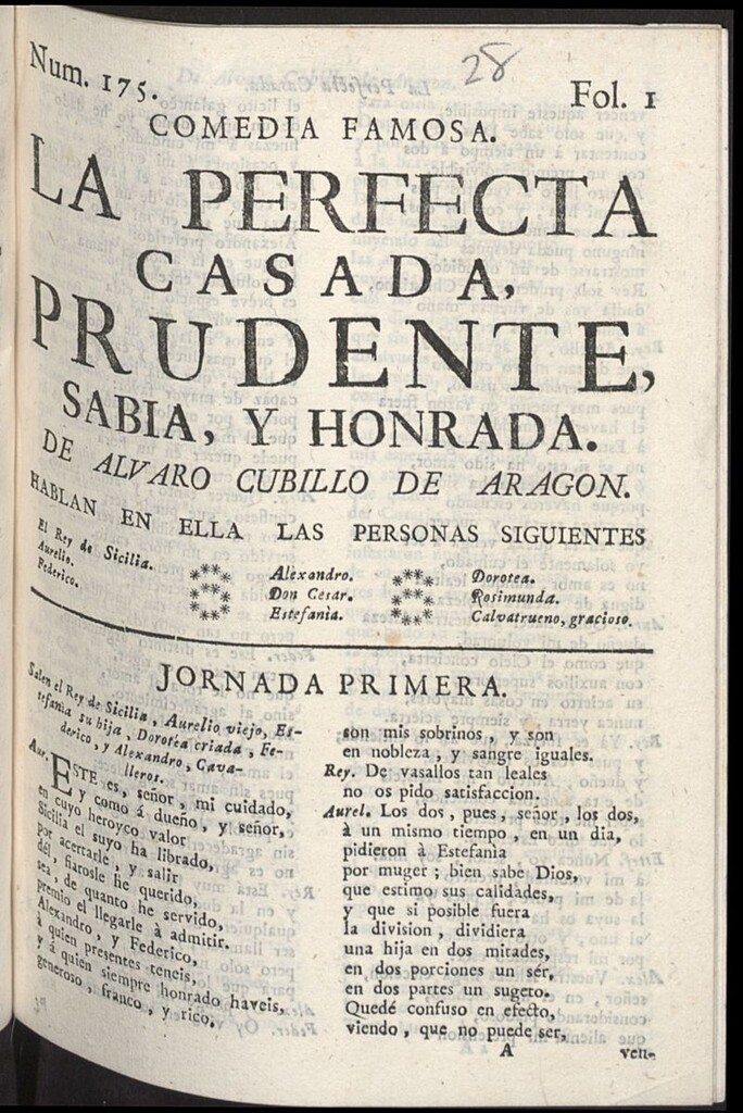 Miniatura de La perfecta casada, prudente, sabia y honrada