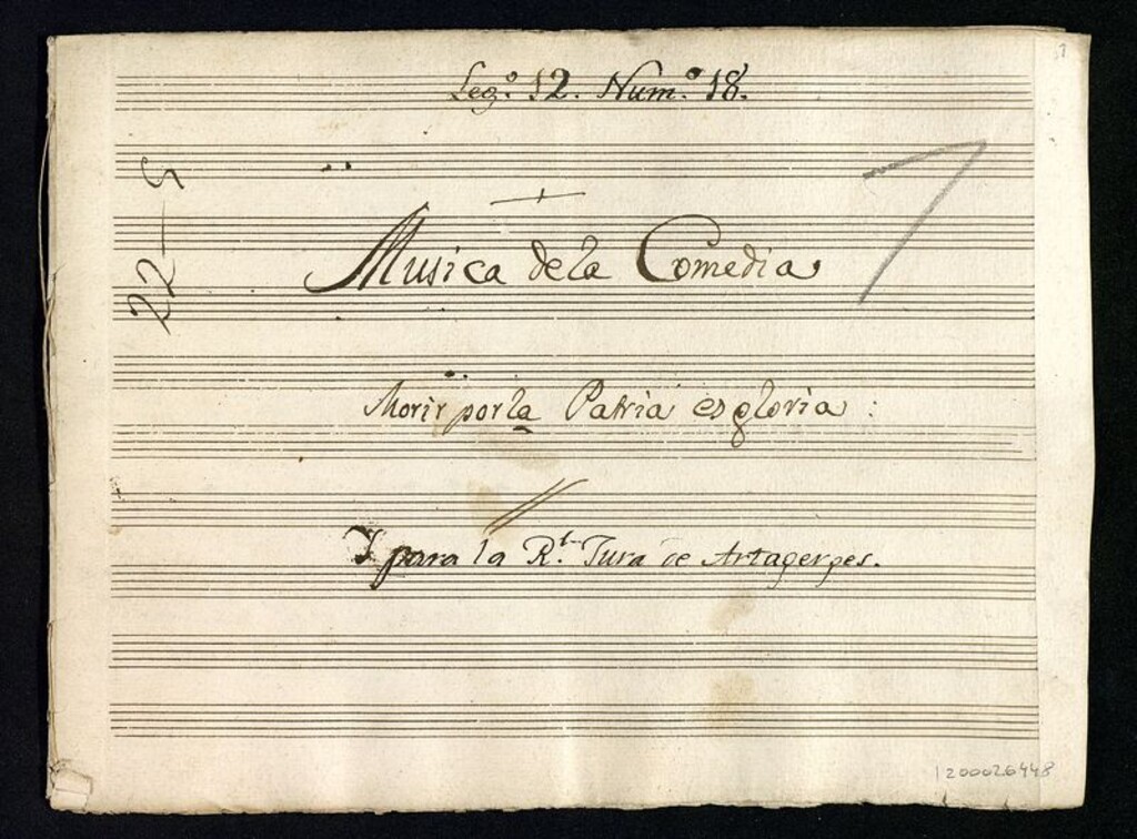 Miniatura de Morir por la patria es gloria, y Atenas restaurada
