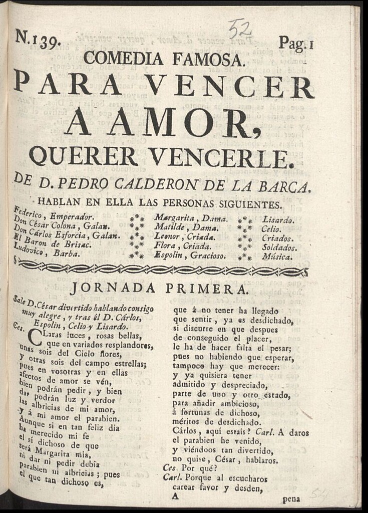 Miniatura de Para vencer a amor, querer vencerle