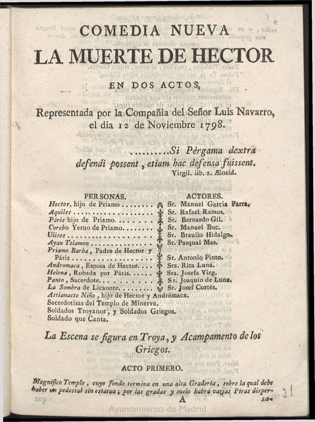 Miniatura de La muerte de Héctor