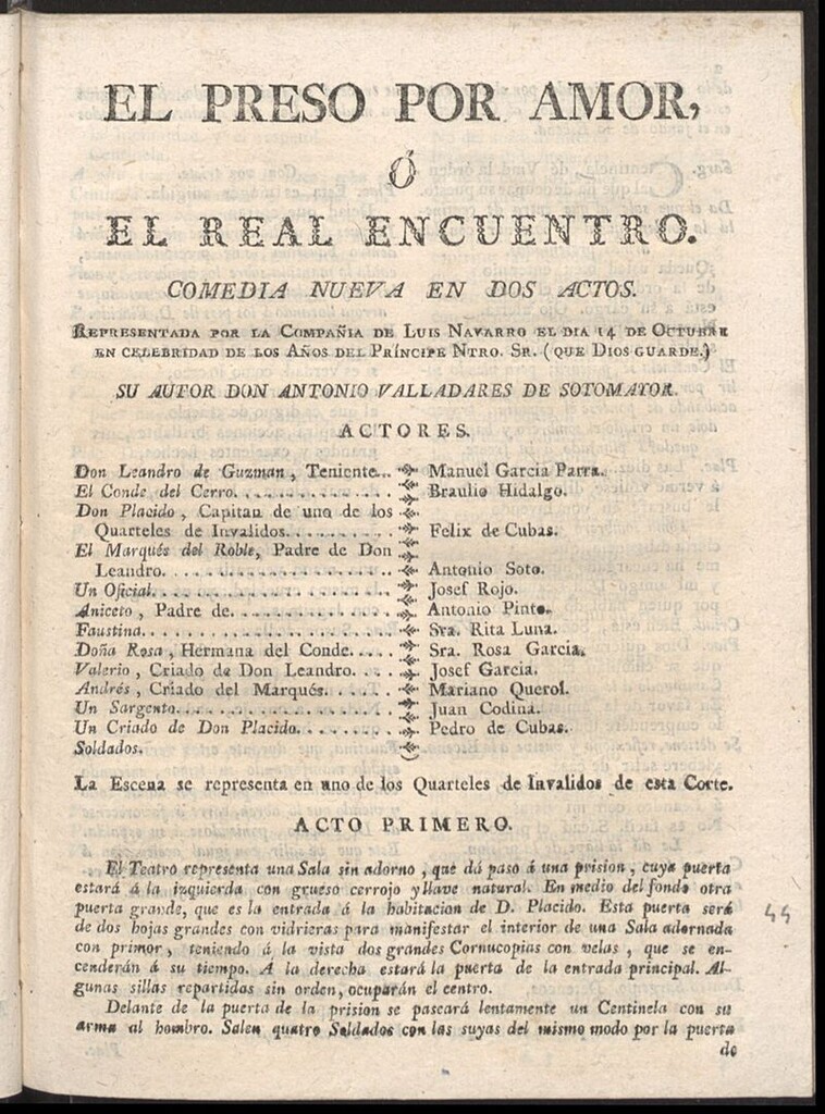 Miniatura de El preso por amor
