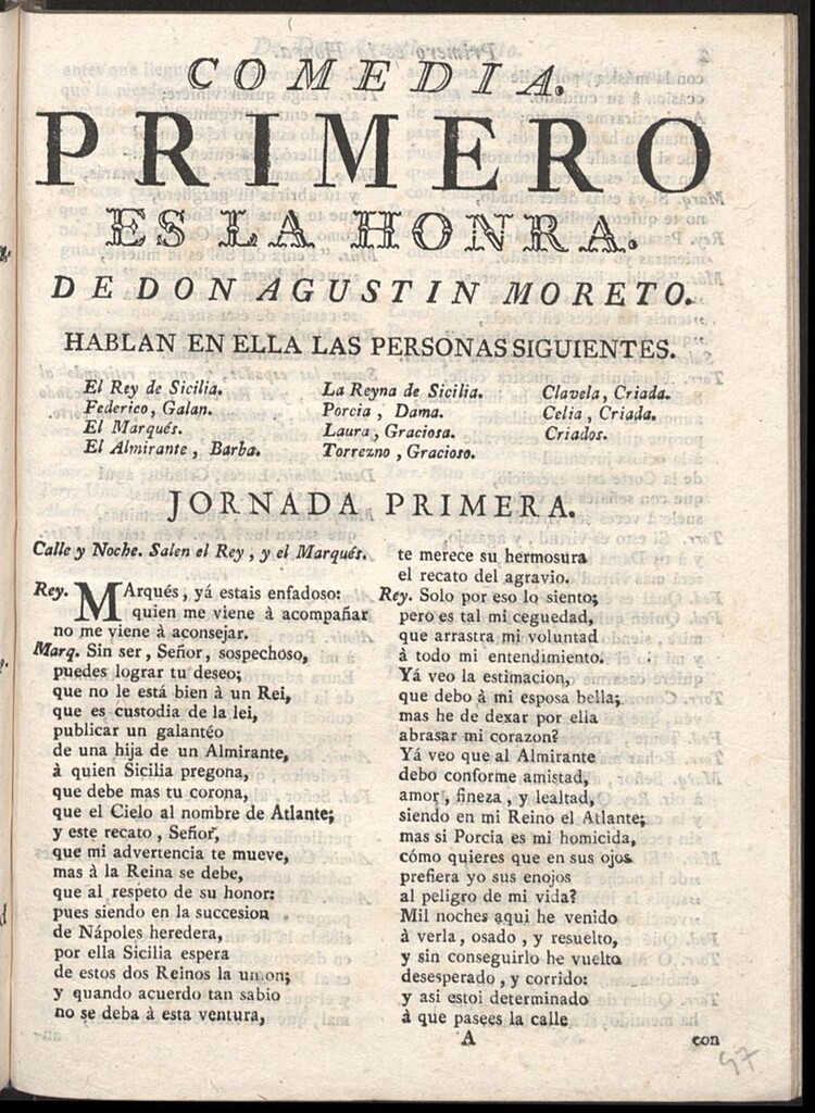 Miniatura de Primero es la honra