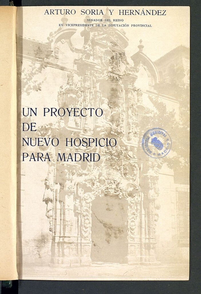 Miniatura de Un proyecto de nuevo Hospicio para Madrid