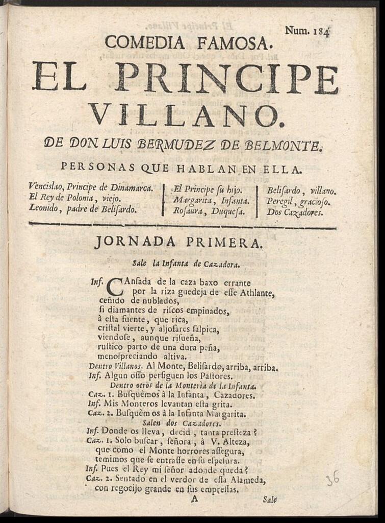 Miniatura de El príncipe Villano