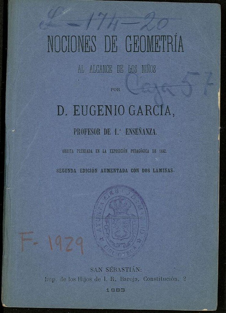 Miniatura de Nociones de geometría al alcance de los niños