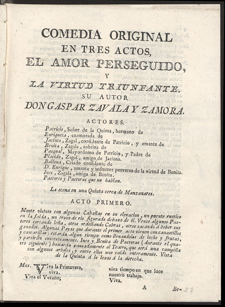 Miniatura de El amor perseguido