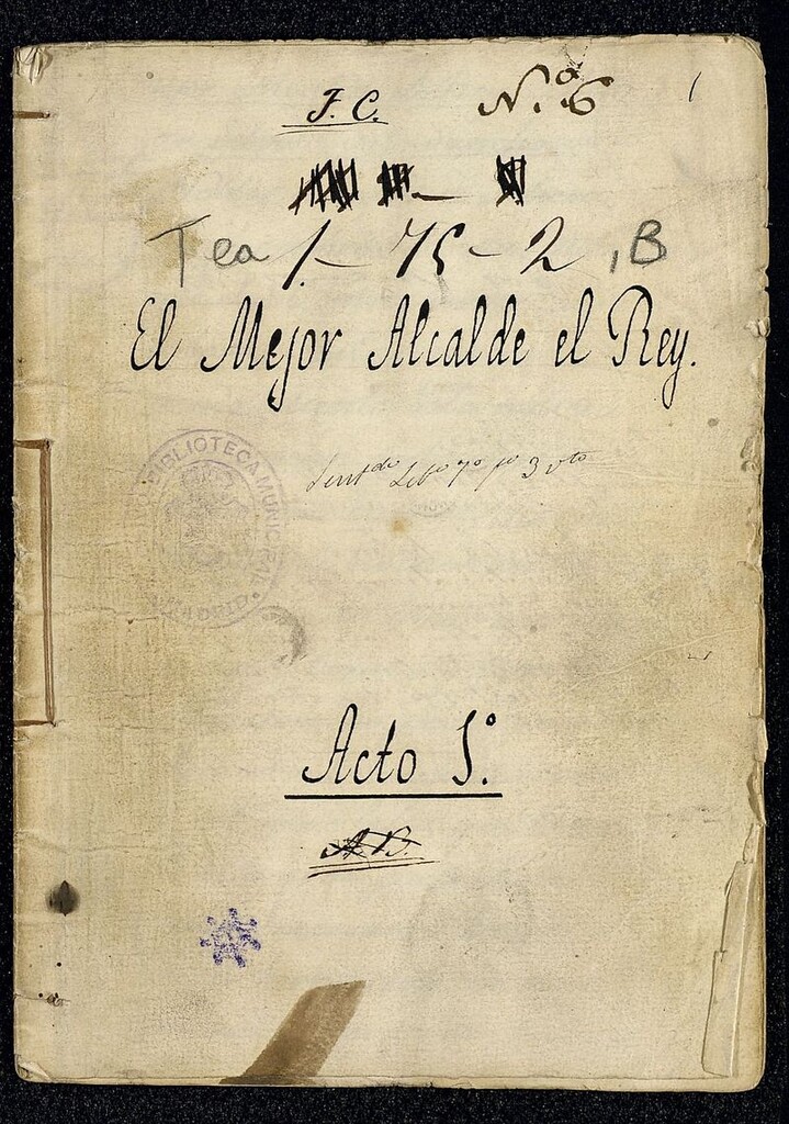 Miniatura de El Mejor Alcalde el Rey [Manuscrito]
