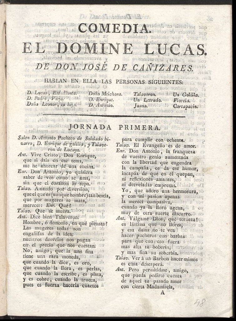 Miniatura de El Domine Lucas