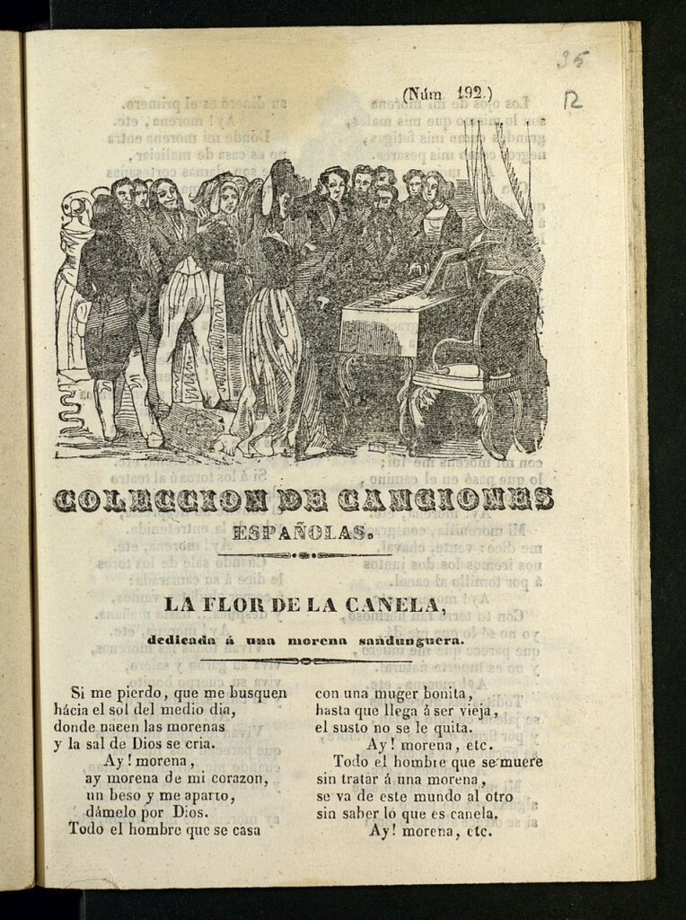 Miniatura de Colección de canciones españolas