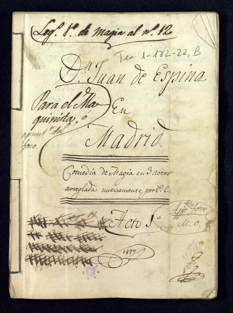 Miniatura de Don Juan de Espina en Madrid
