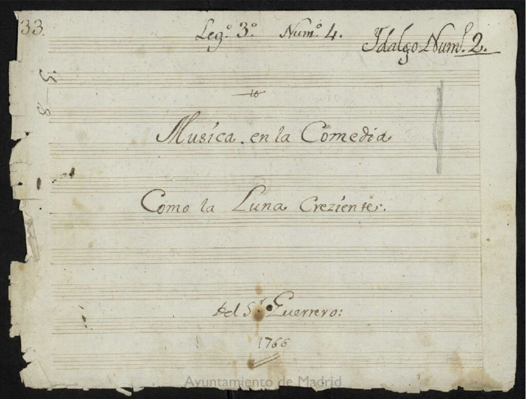 Miniatura de Musica en la comedia : Como la luna creziente
