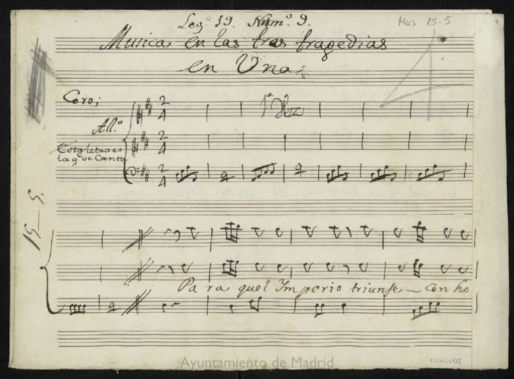 Miniatura de Musica en Las tres tragedias en una