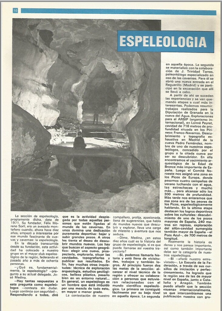 Miniatura de Diez años del Grupo Espeleológico Standard