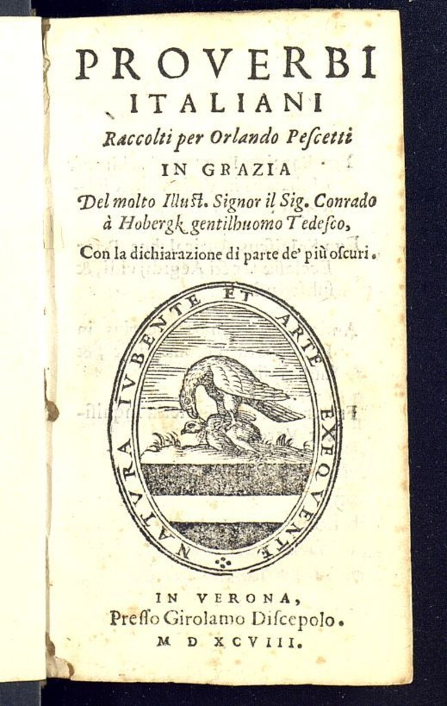 Miniatura de Proverbi italiani